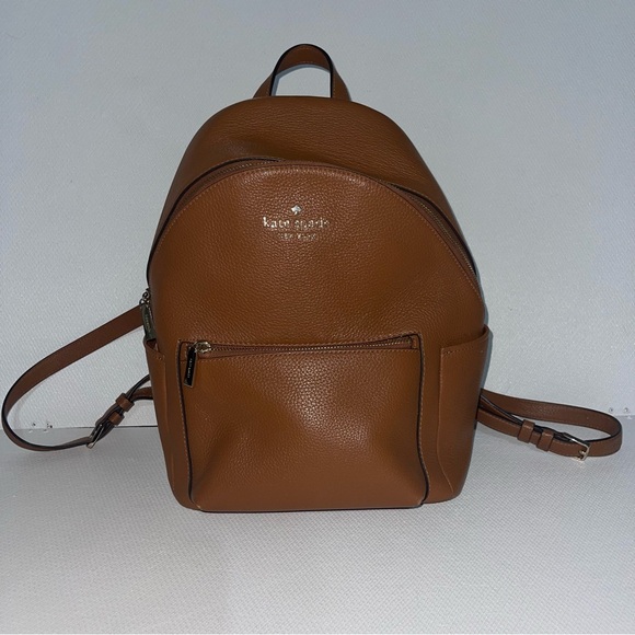 Kate Spade Tan Leather Backpack - Picture 1 of 16